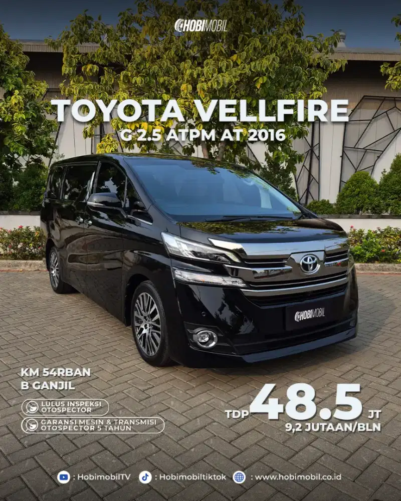 Vellfire G 2.5 ATPM AT Thn 2016