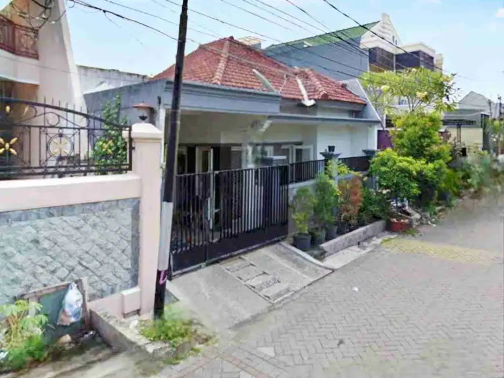0908,49s Jual Lelang Rumah Surabaya Sukomanunggal Di Satelit Timur