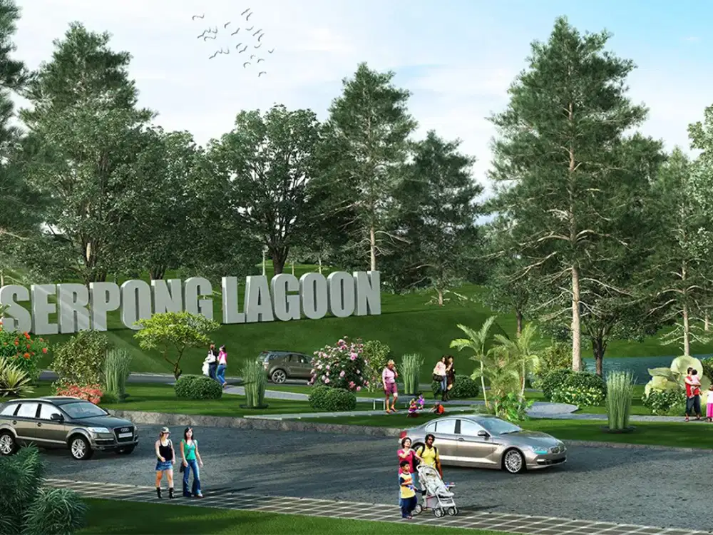 dijual kavling di serpong lagoon tangerang selatan