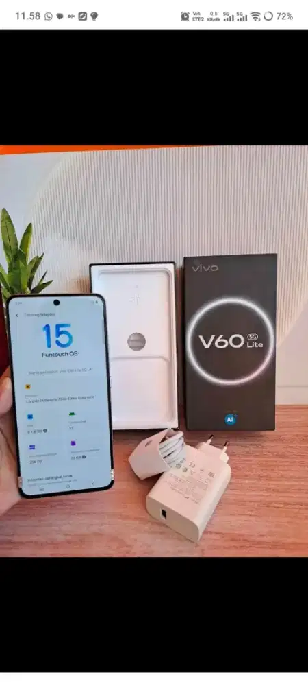 Vivo v60 lite ( fullset )