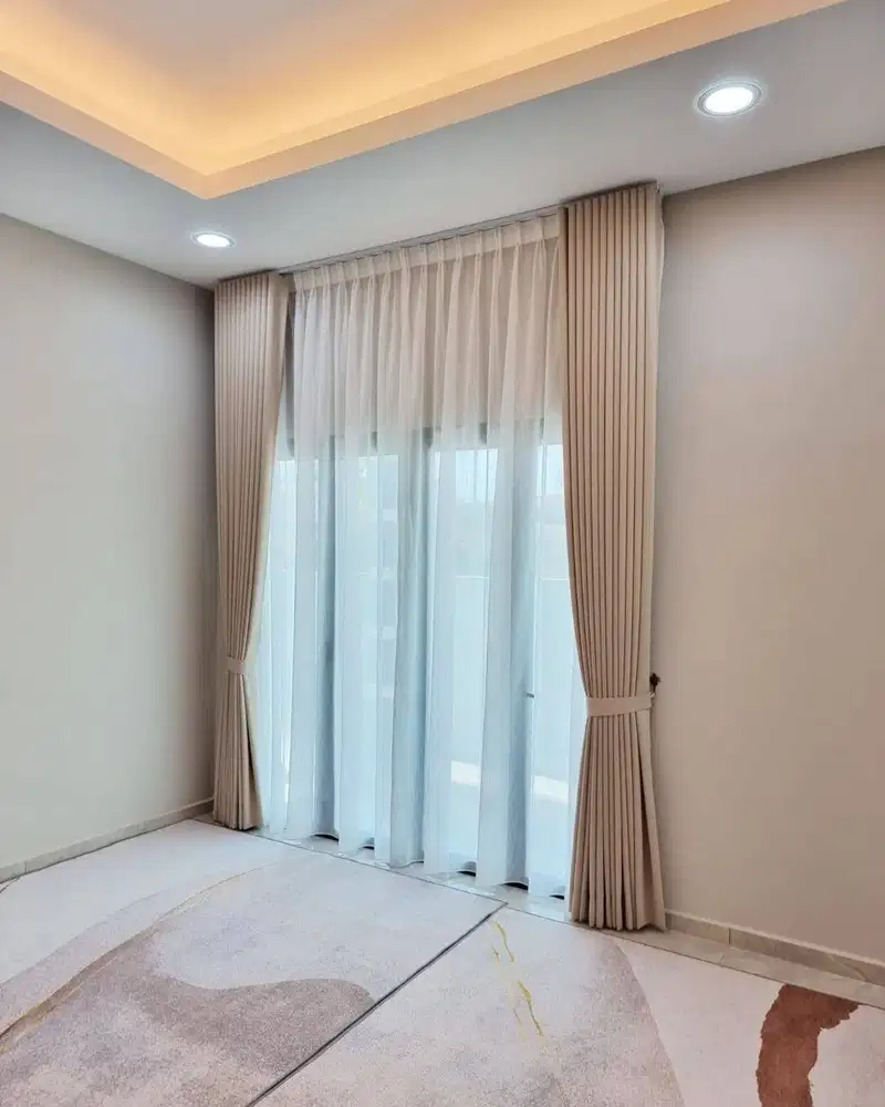Menerima Pemasangan Gorden Wallpaper Dinding 3D Gordyn Hordeng Korden