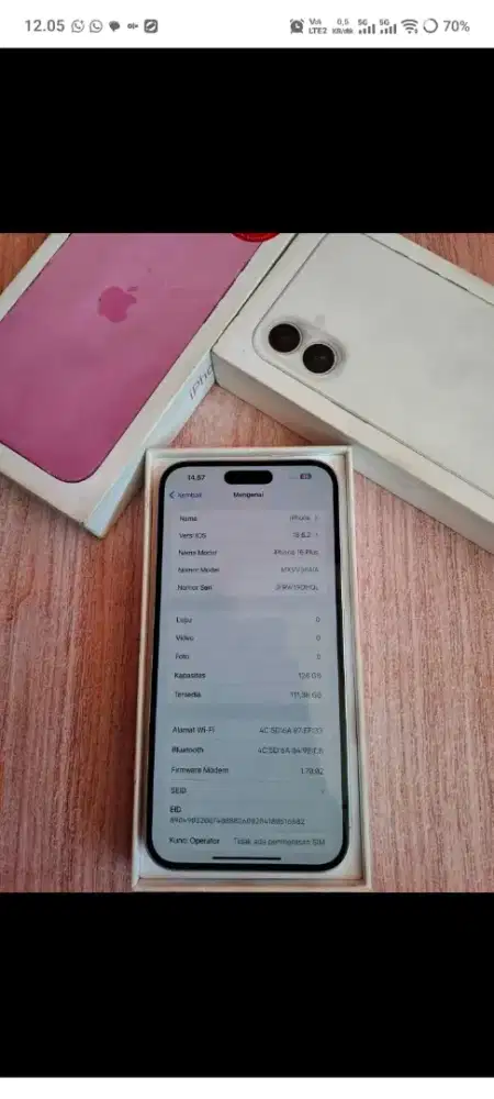 iPhone 16 plus 128 gb