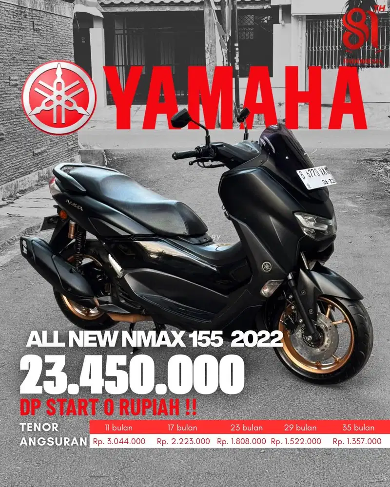 CREDIT DP MULAI 0 RUPIAH !!! YAMAHA ALL NEW N-MAX 155 VVA 2022