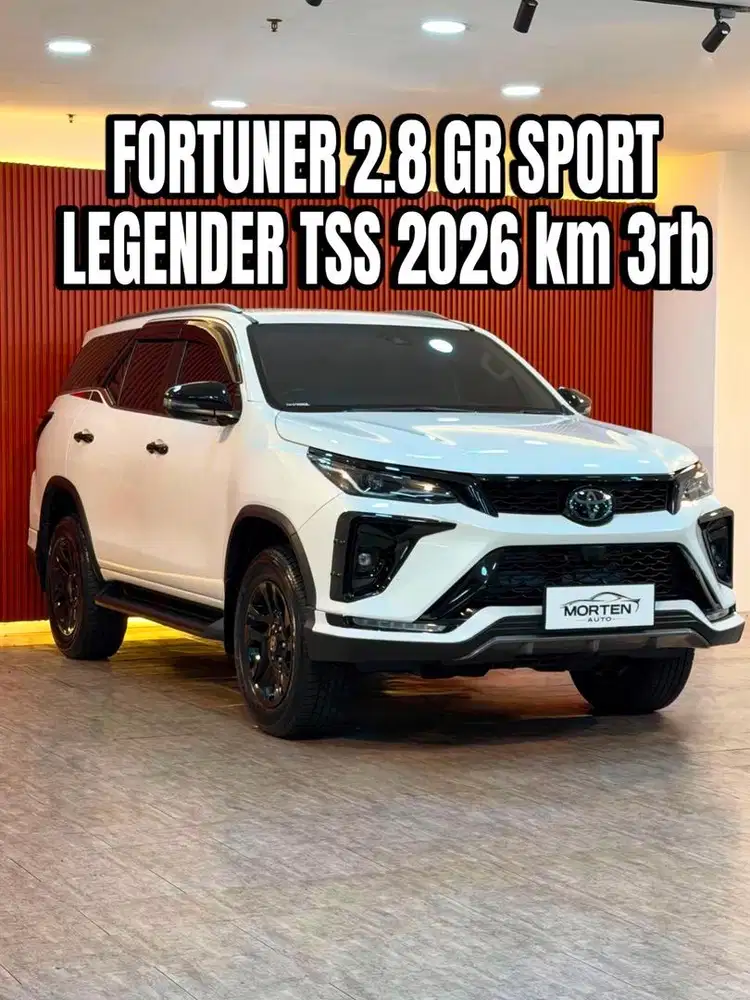 [km 3rb] Toyota Fortuner Legender 2.8 GR Sport TSS 2026
