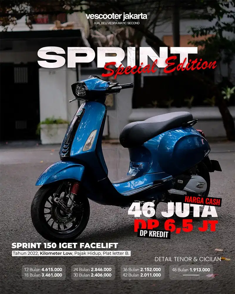 VESPA SPRINT 150 IGET FACELIFT 2022