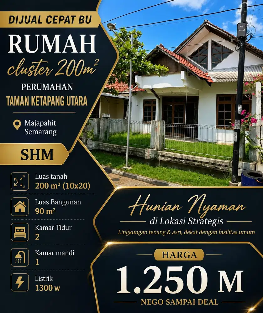DIJUAL KETAPANG UTARA MAJAPAHIT DIBAWAH HARGA PASAR SEGERA