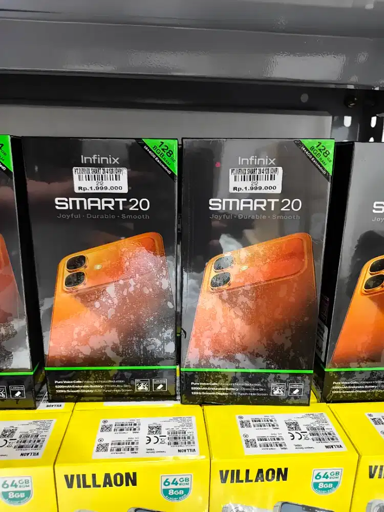 INFINIX SMART 20 4/128GB GARANSI RESMI 1 TAHUN