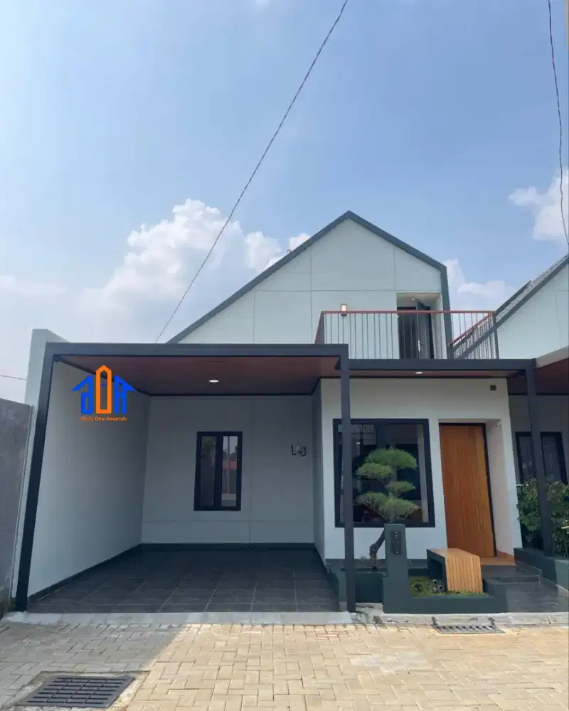 Rumah 1,5 Lantai Furnished Bergaya Jepang Siap Huni Dekat Tol