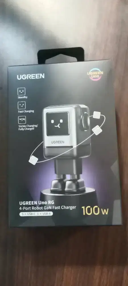 Charger UGREEN 45515B UNO 100W GaN Nexode RG Fast charge Power Adaptor
