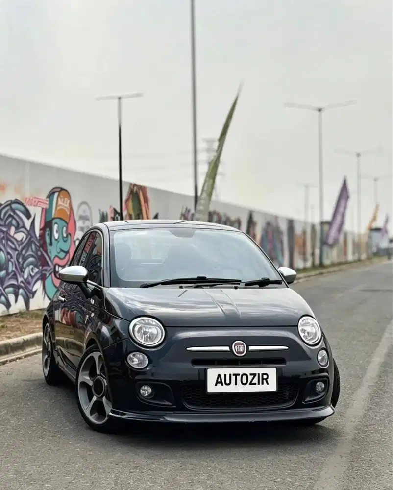 Fiat Abarth 500 Hitam 2014 Tdp Murmer Ori Menarik Bu Antik Simpan Baru