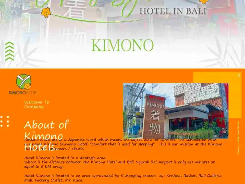 jual hotel Japanese style 128 room by pass Ngurah Rai Kuta dekat Krisna oleh-2 Bali