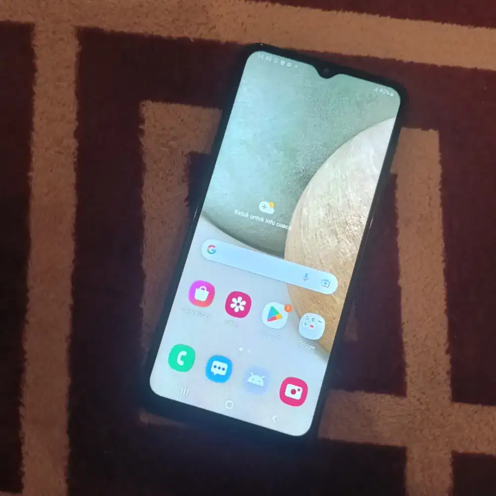 samsung a12 4/128 biru mulus nominus net nego skip