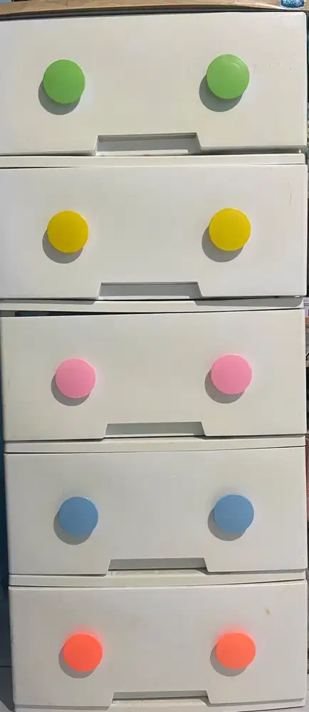 kabinet plastik 5 susun