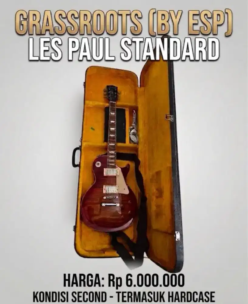 Gitar elektrik model Les Paul