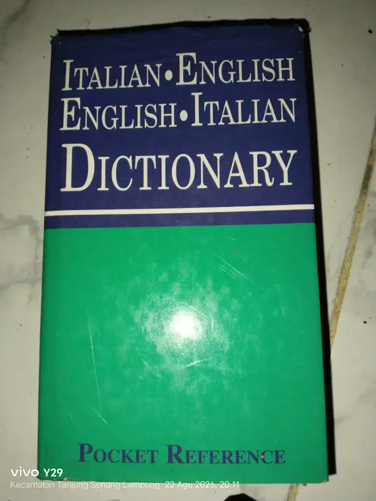 Kamus Italia Inggris, Inggris Italia