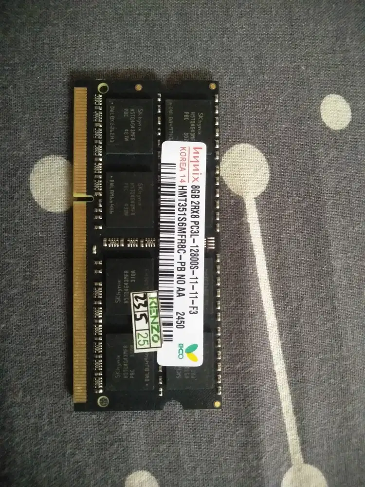 Memory Ram DDR3 8GB HYNIX SODIMM PC12800