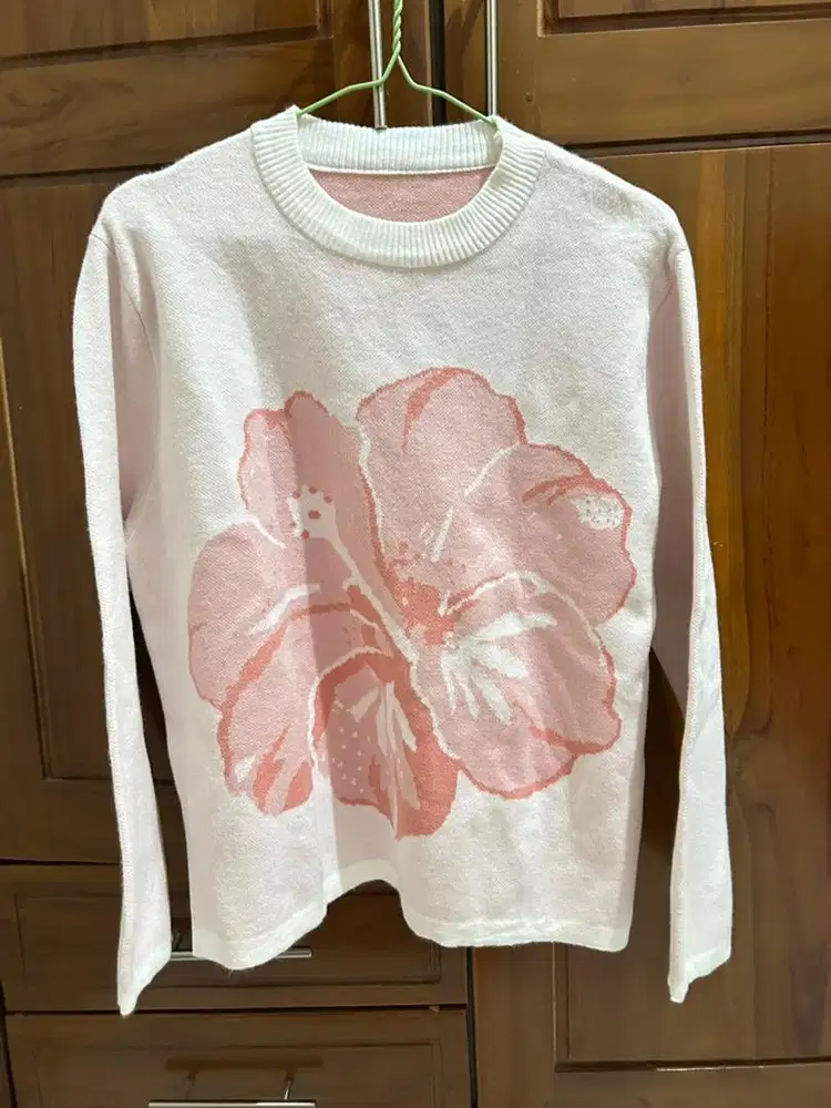 Sweater Knit Bunga CJ Design BKK Ori