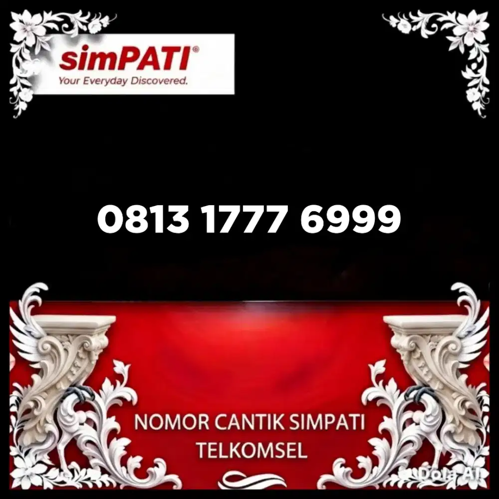 Nomor cantik simpati Telkomsel super