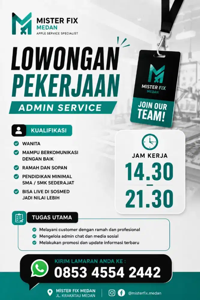 Admin service handphone