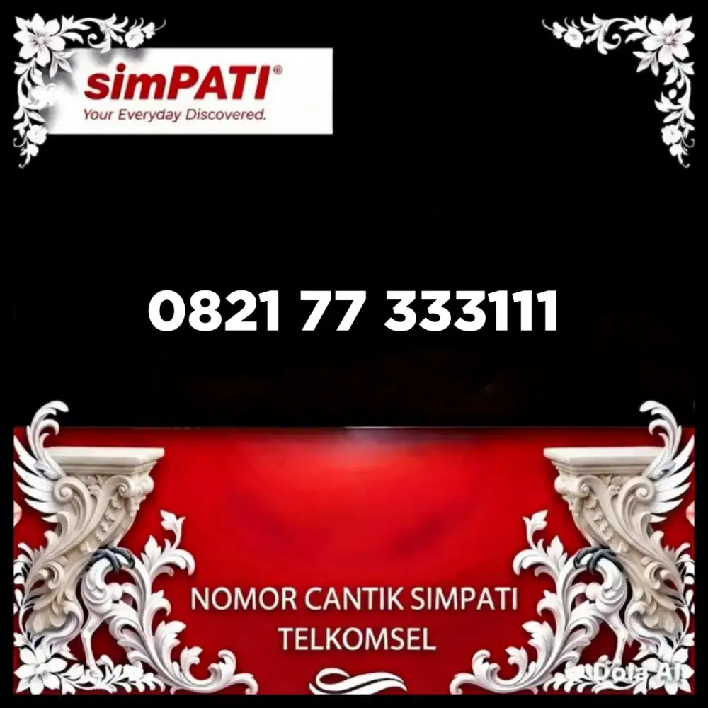 Nomor cantik simpati Telkomsel super