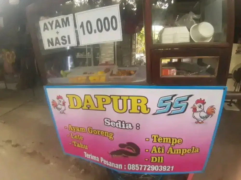 Gerobak usaha kekinian