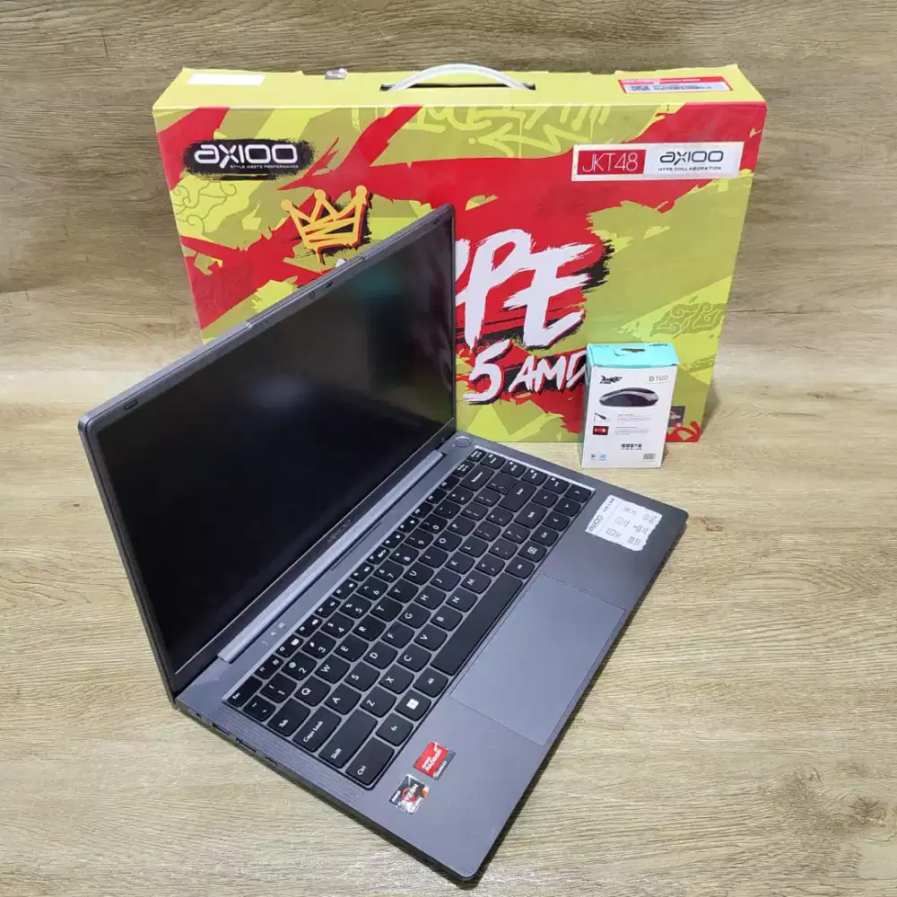 LAPTOP AXIO MYBOOK HYPE 5 AMD X5 SLIM RYZEN 5(5000series) RAM 12GB Bon