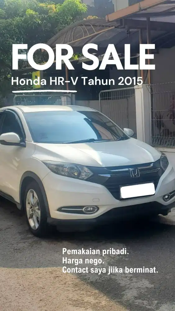 DIJUAL MOBIL HRV TAHUN 2015