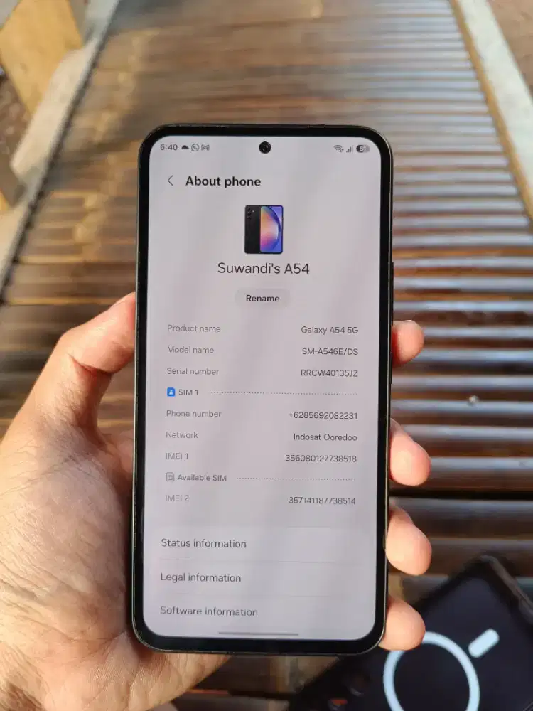 SAMSUNG A54 5G 8/128GB FULLSET