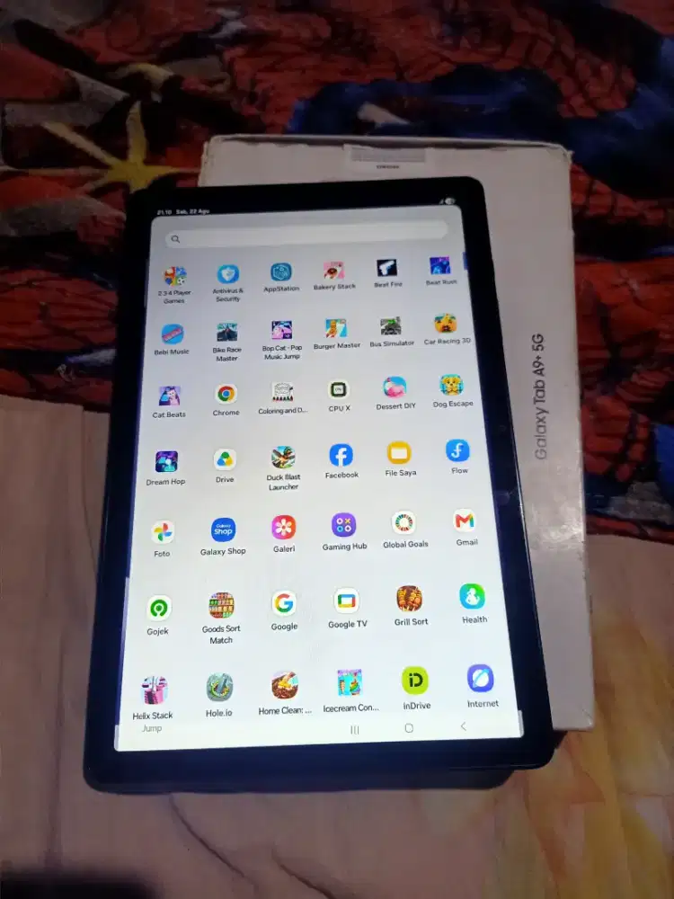 Samsung galaxy Tab A9+ 5G Ram 8Gb/128Gb lengkap