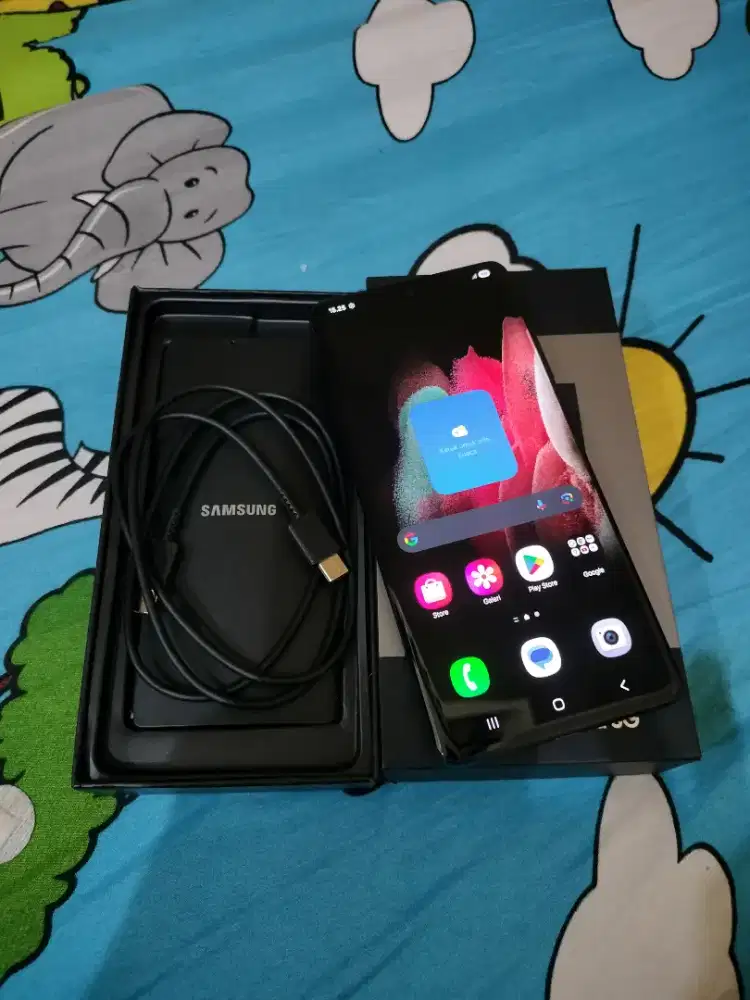 samsung s21 ultra 5G, ram 12/256Gb, fullset ori sein