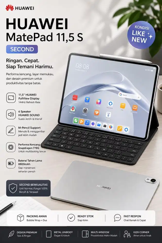 Huawei Matepad 11,5s Second (8/256)