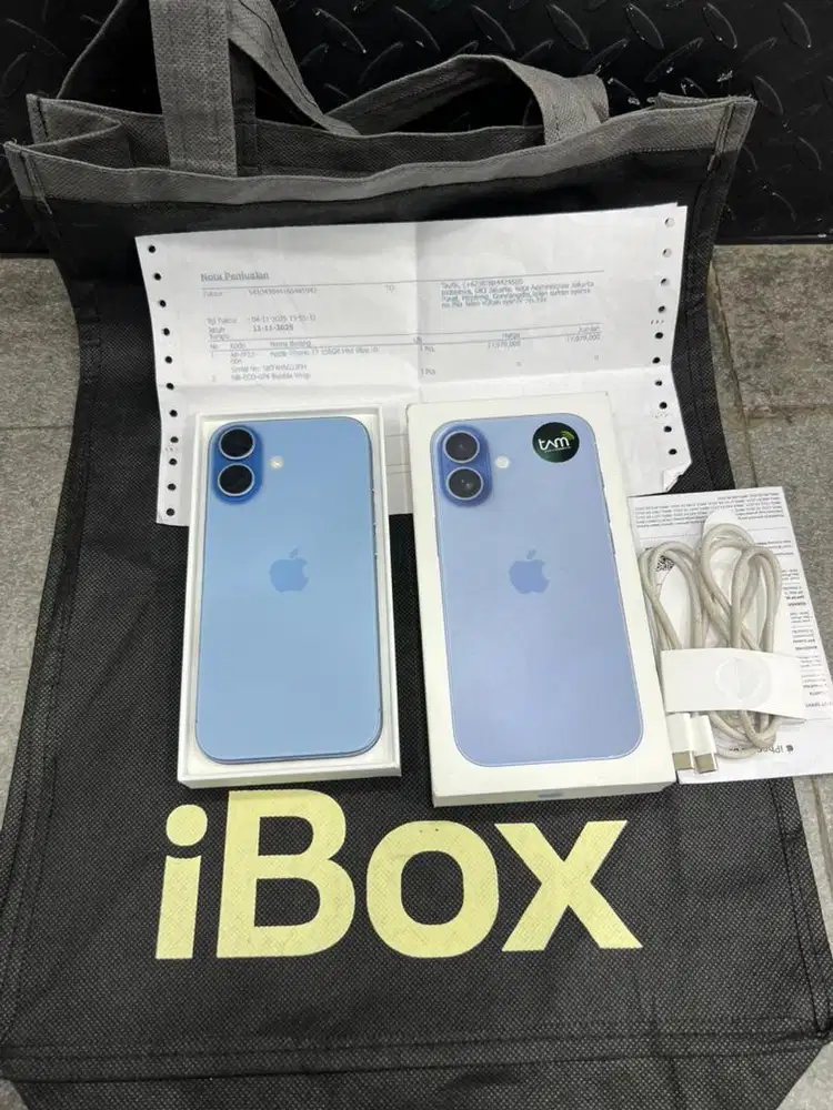 Iphone 17 basic 256 bh 100% iBox garansi november 2026 mulus