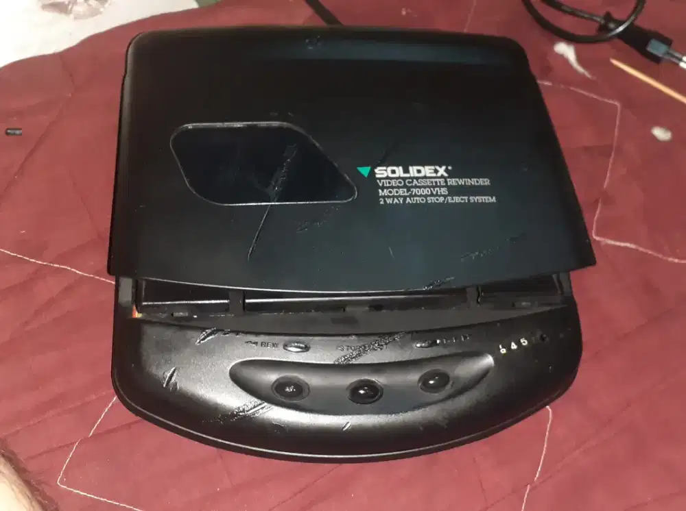 Video Cassette Rewinder Video VHS - SOLILDEX - Model - 7000VHS 2.Way