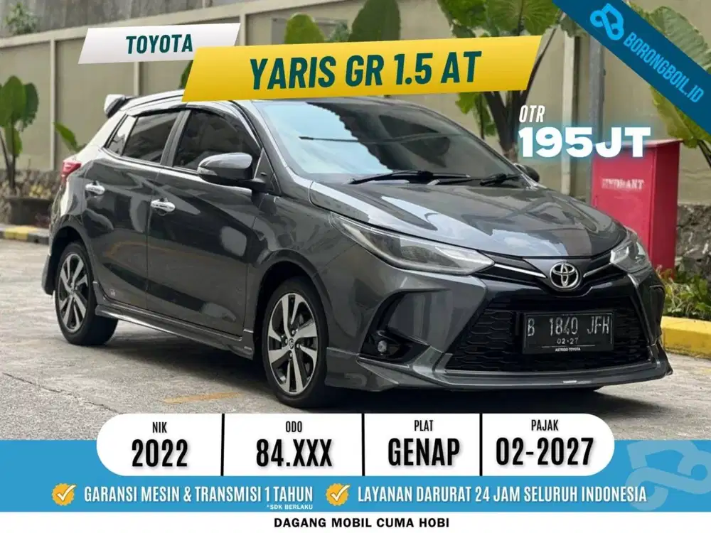TERMURAH Toyota Yaris 1.5 GR AT 2022 SIAP PAKAI