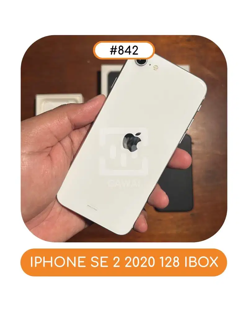 #842 Iphone Se 2 2020 White 128 Ibox BH 76%