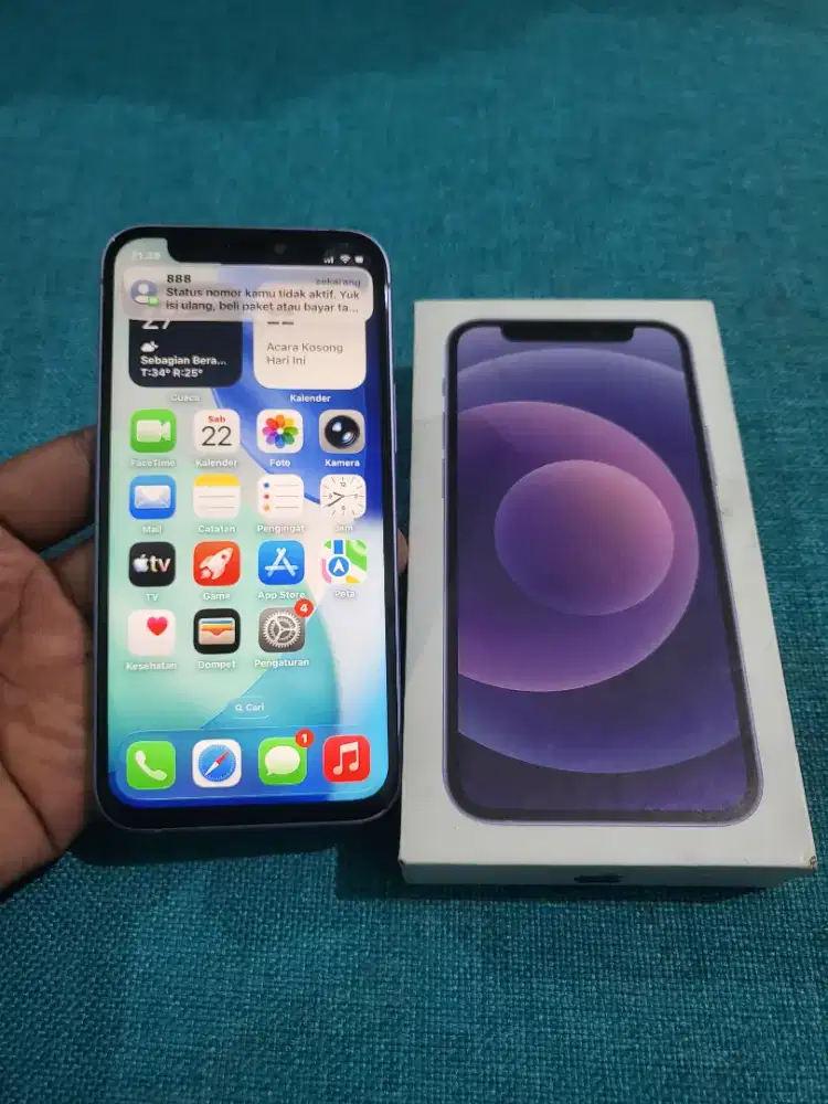 Jual Cepat Iphone 12 mini 64GB Fullset