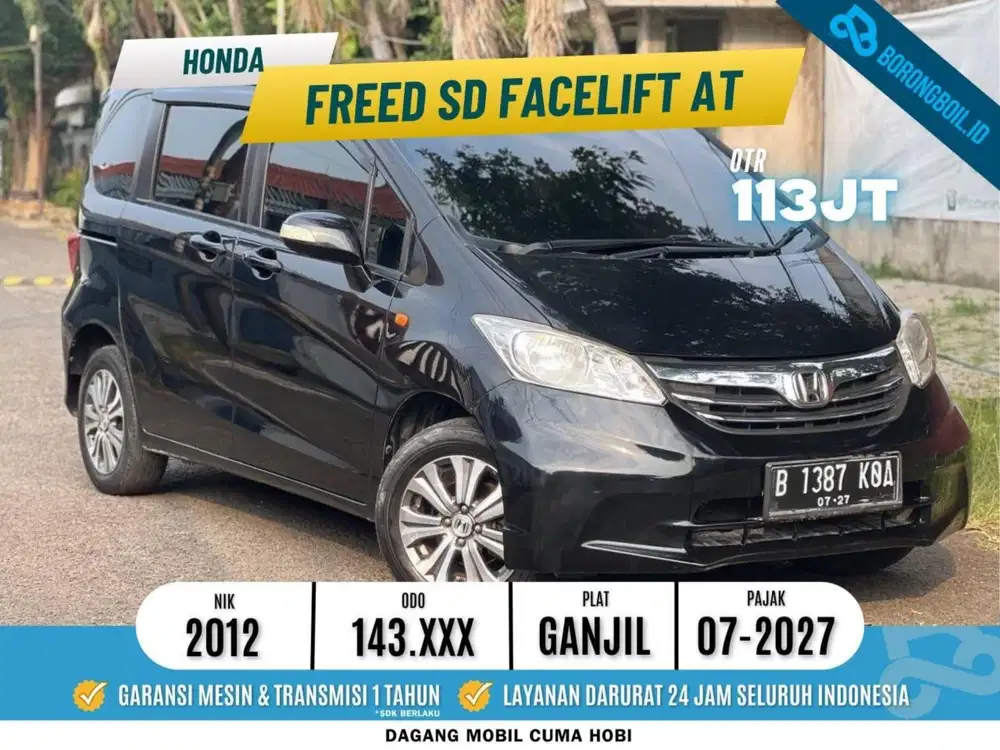 Honda Freed SD Facelift AT 2012