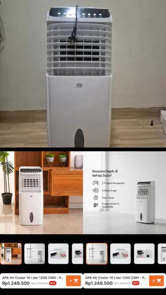 Air cooler From azko edisi jarang di pake