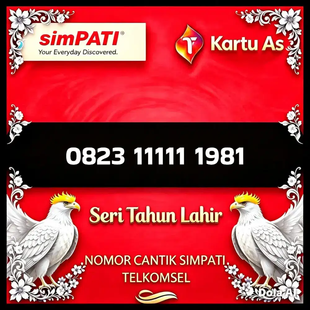 Nomor cantik simpati Telkomsel super