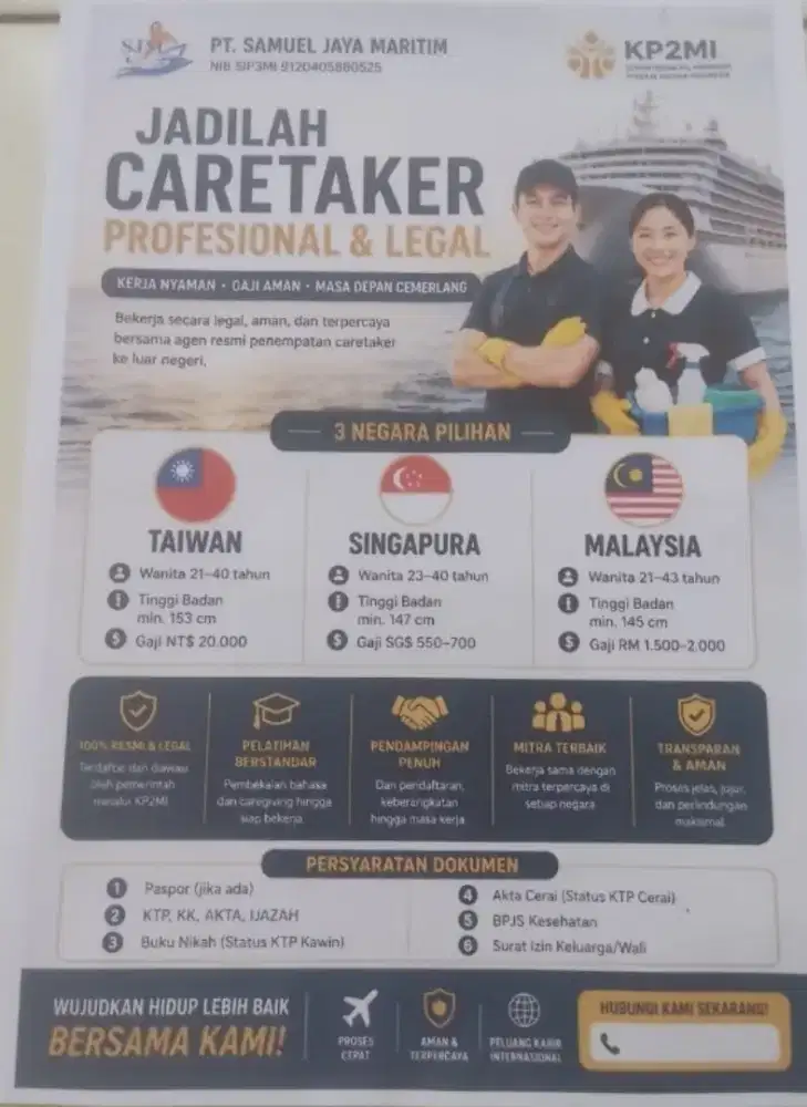Di Butuhkan Tenaga Kerja Informal Usia 18-45
