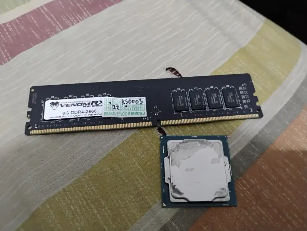 Prosesor intel core i5 7500 gen7 + ram 8gb ddr4