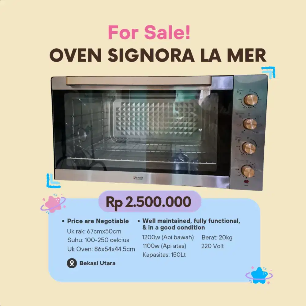 Oven Listrik Signora LA MER