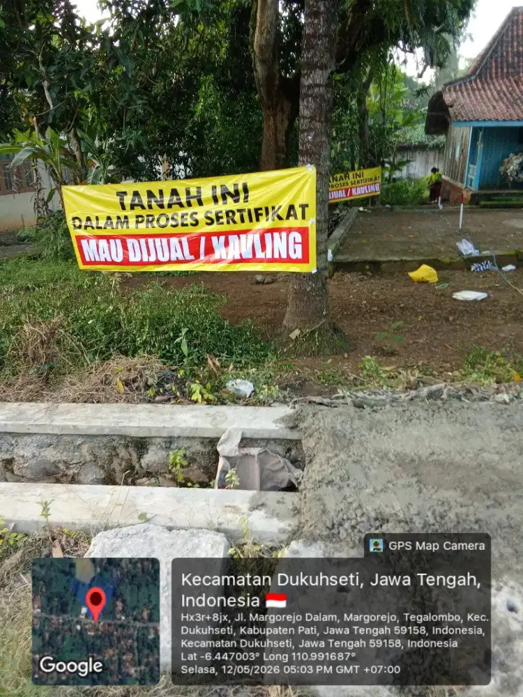Di Jual Tanah pinggir jalan raya Luas -+2000 m2.
