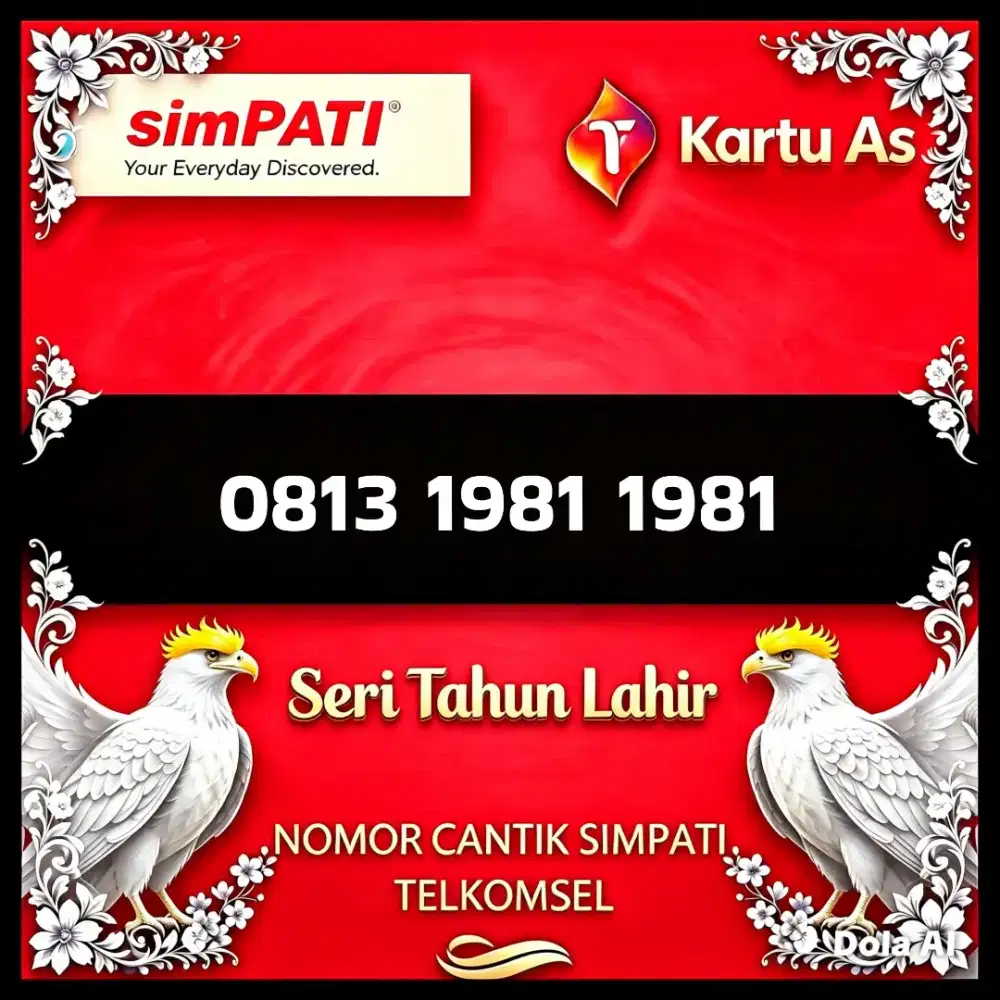 Nomor cantik simpati Telkomsel super