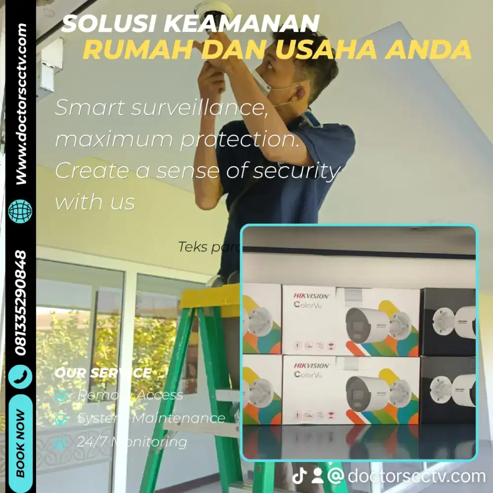 JASA PASANG CCTV, SERVICE CCTV, PAKET CCTV MURAH BERKUALITAS