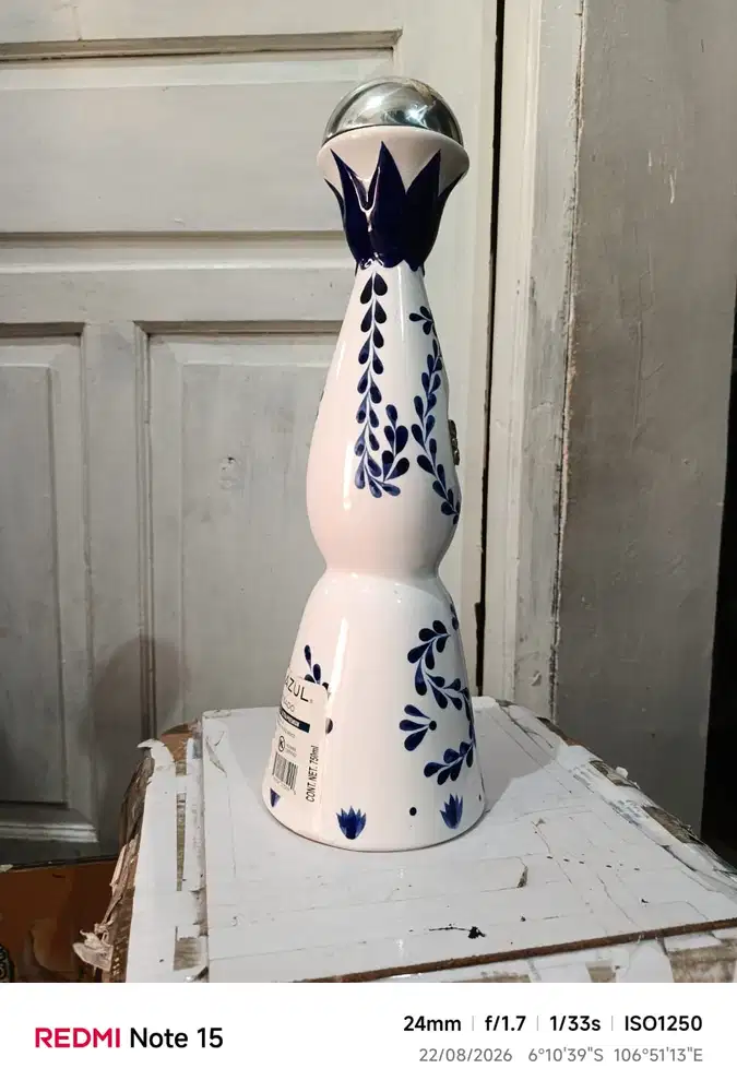 Botol azul repoaado 750ml kosongan