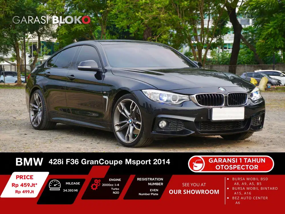 BMW 428i F36 MSport GranCoupe 2014 / 2015
