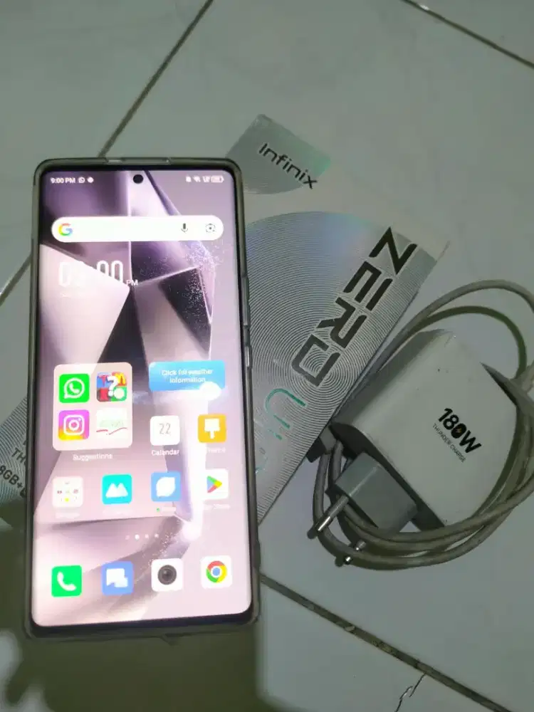 Jual Infinix Zero Ultra 8+8/256gb - Putih - Mulus