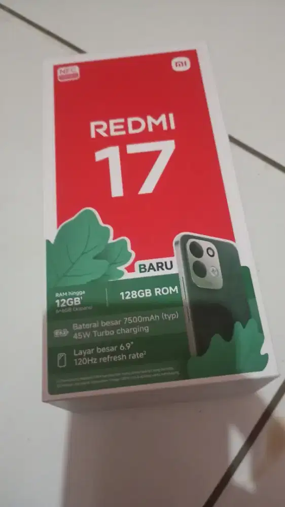 Xiomi redmi 17 full set ,