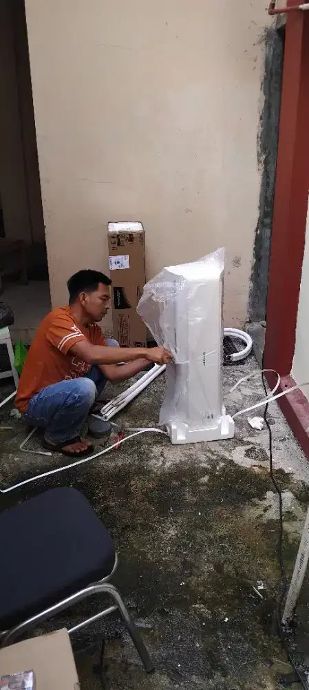 AC  baru second cuci Ac dll